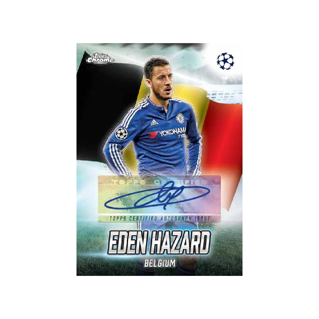 2024-25 Topps Chrome UEFA Club Competitions Jumbo Trading Card Box - Collectible Soccer Cards for Fans & Investors | Perfect for Sports Memorabilia Collections & Fantasy League Enthusiasts