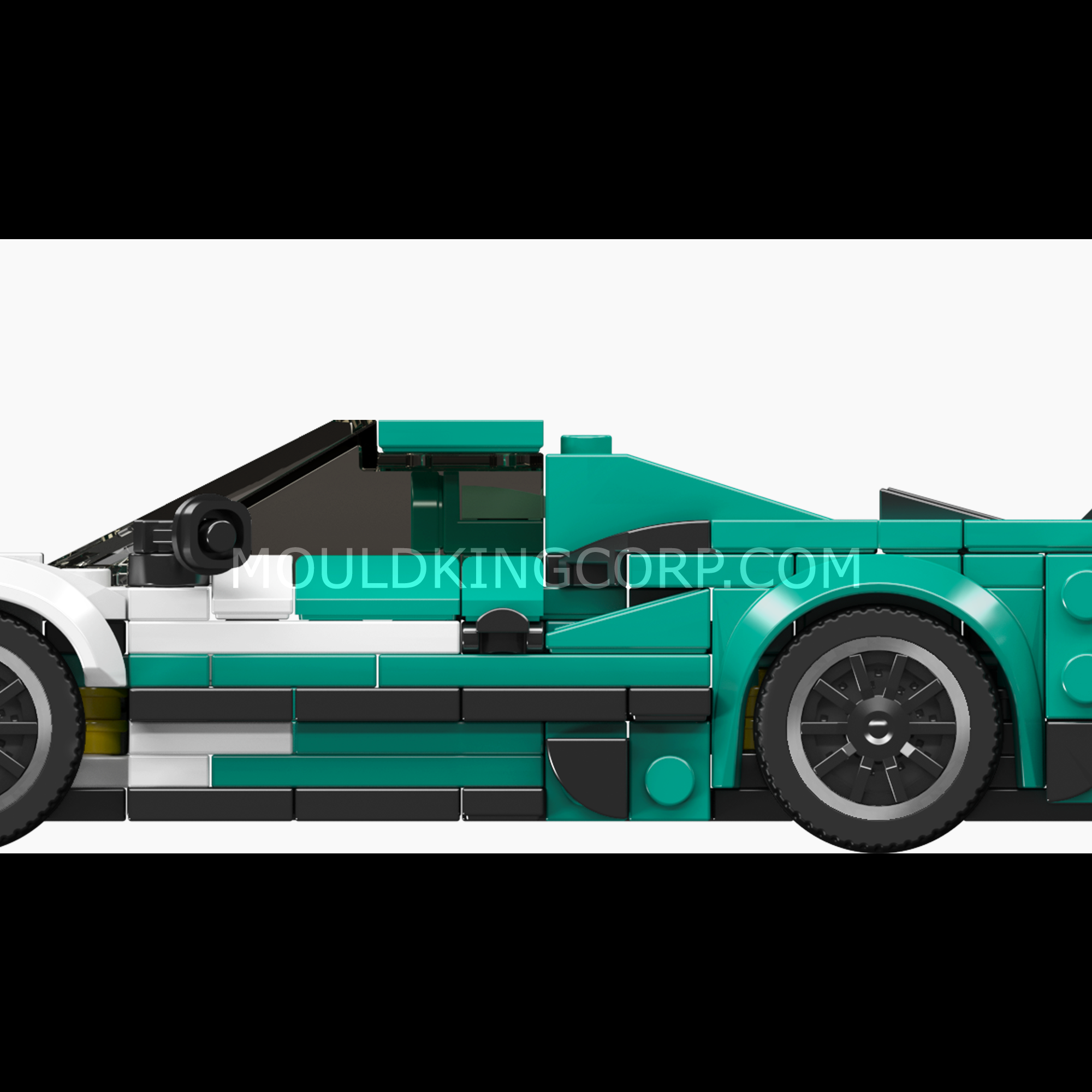 Mould King 27085 F8XX Supercar Model Building Kit - 412 Piece DIY Sports Car Construction Toy Set for Adults & Kids | Perfect for STEM Learning, Birthday Gifts & Collectors Display