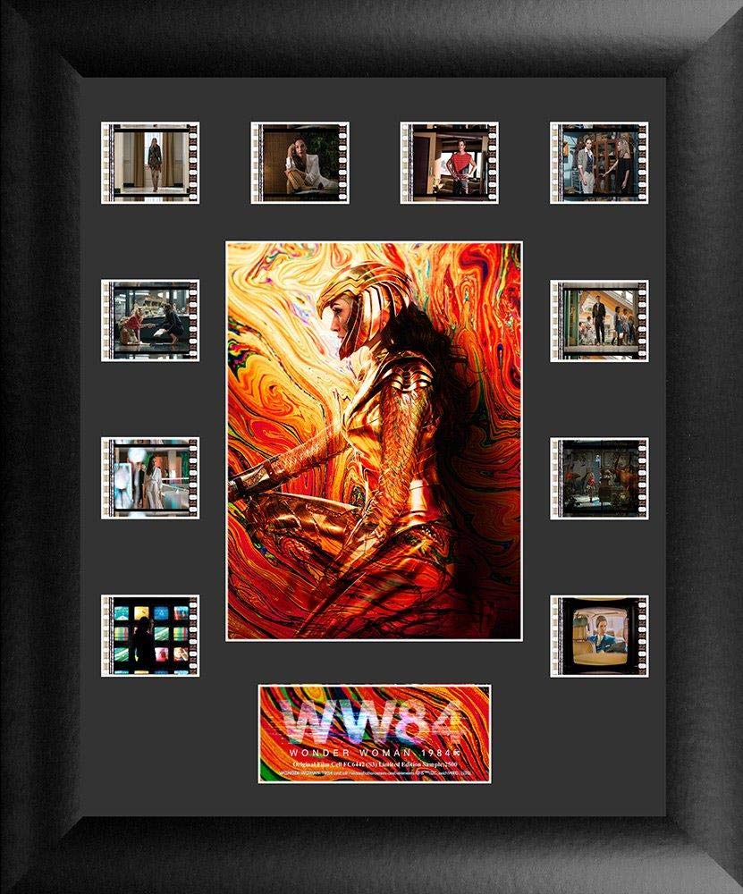 DC Comics Wonder Woman 1984 Oil Spill FilmCells 11x13 Mini Montage - 10 Authentic 35mm Film Clips with COA - Perfect for Movie Collectors, Home Theater Decor & Superhero Gift Ideas