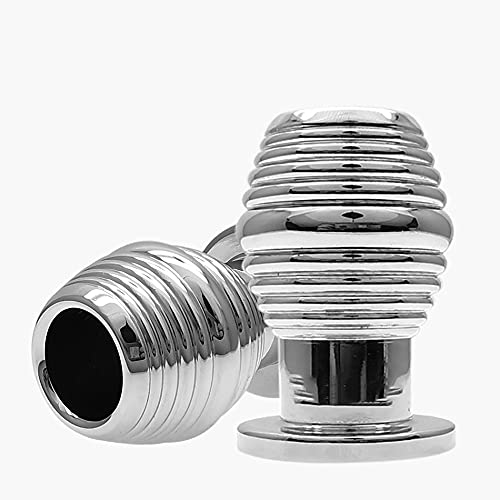 Premium Hollow Metal Anal Plug for Enema & Dilation - Stainless Steel Adult Sex Toy for Anal Training, Vaginal Play, and BDSM Exploration