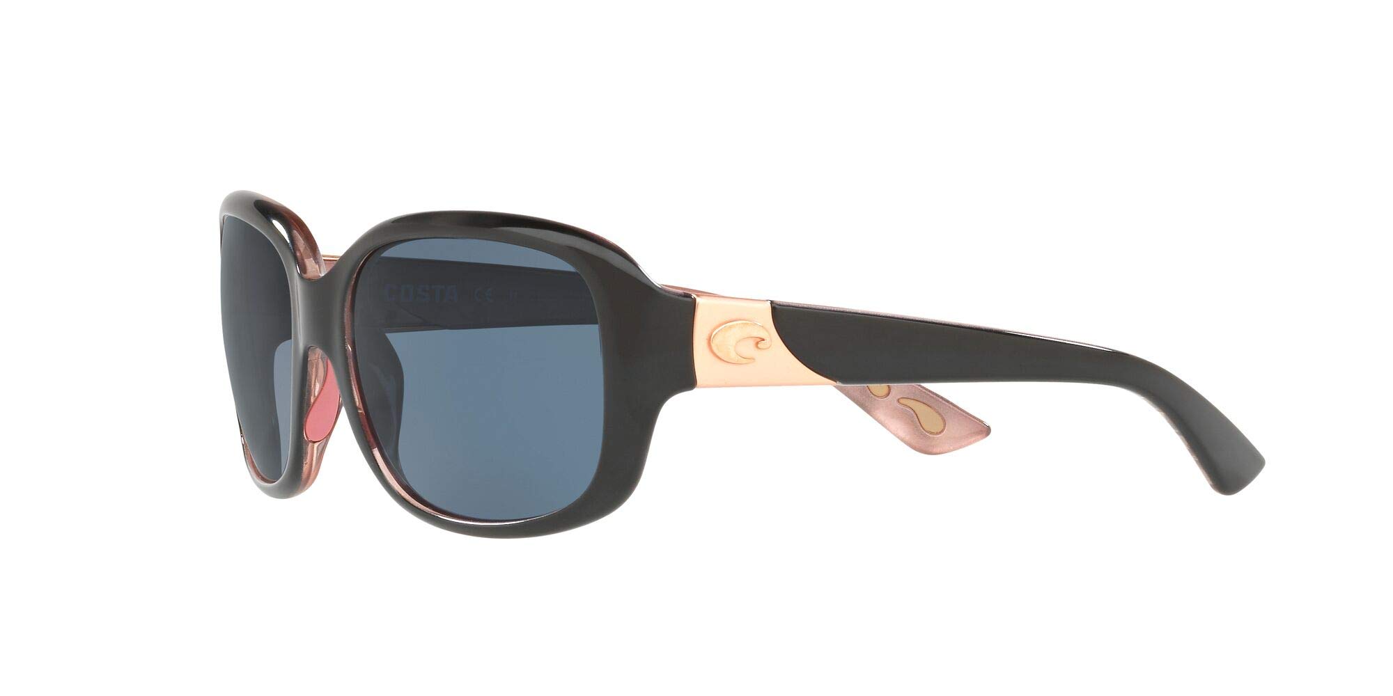 Costa Del Mar Women's Gannet Rectangular Polarized Sunglasses - UV Protection, Stylish & Comfortable for Beach, Driving & Outdoor Activities