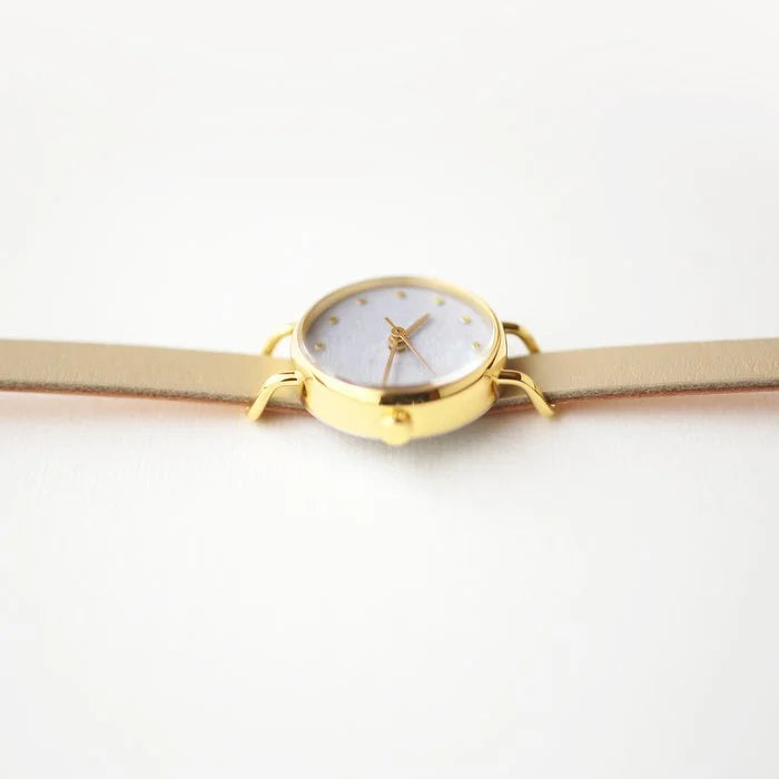 Elegant Women's Wristwatch with Sodalite Stone - Japanese Handmade Pale Blue Watch for Women | Perfect for Daily Wear, Office, and Special Occasions