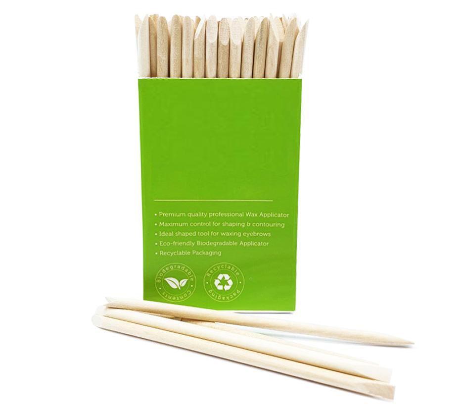 Professional Cuticle Pusher Sticks & Wax Applicator Set - 100pcs Nail Care Tools for Manicure & Pedicure - Perfect for Salon, Home Use & DIY Nail Art