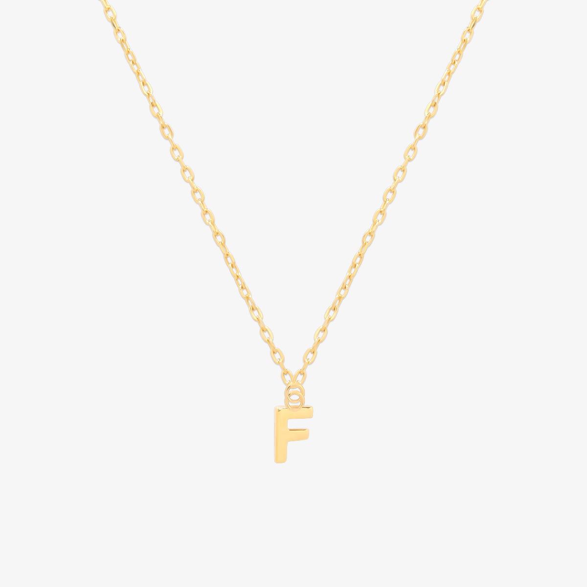 Classic Initial Pendant Necklace - Personalized A-Z Letter Jewelry for Women - Perfect Gift for Birthday, Anniversary & Valentine's Day