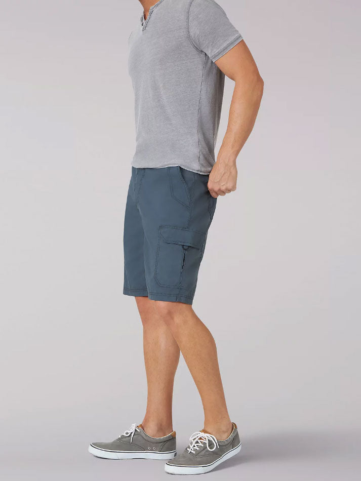 Lee Men's Extreme Motion Lightweight Crossroads Shorts - Slate | Comfortable & Durable for Workouts, Hiking & Casual Wear