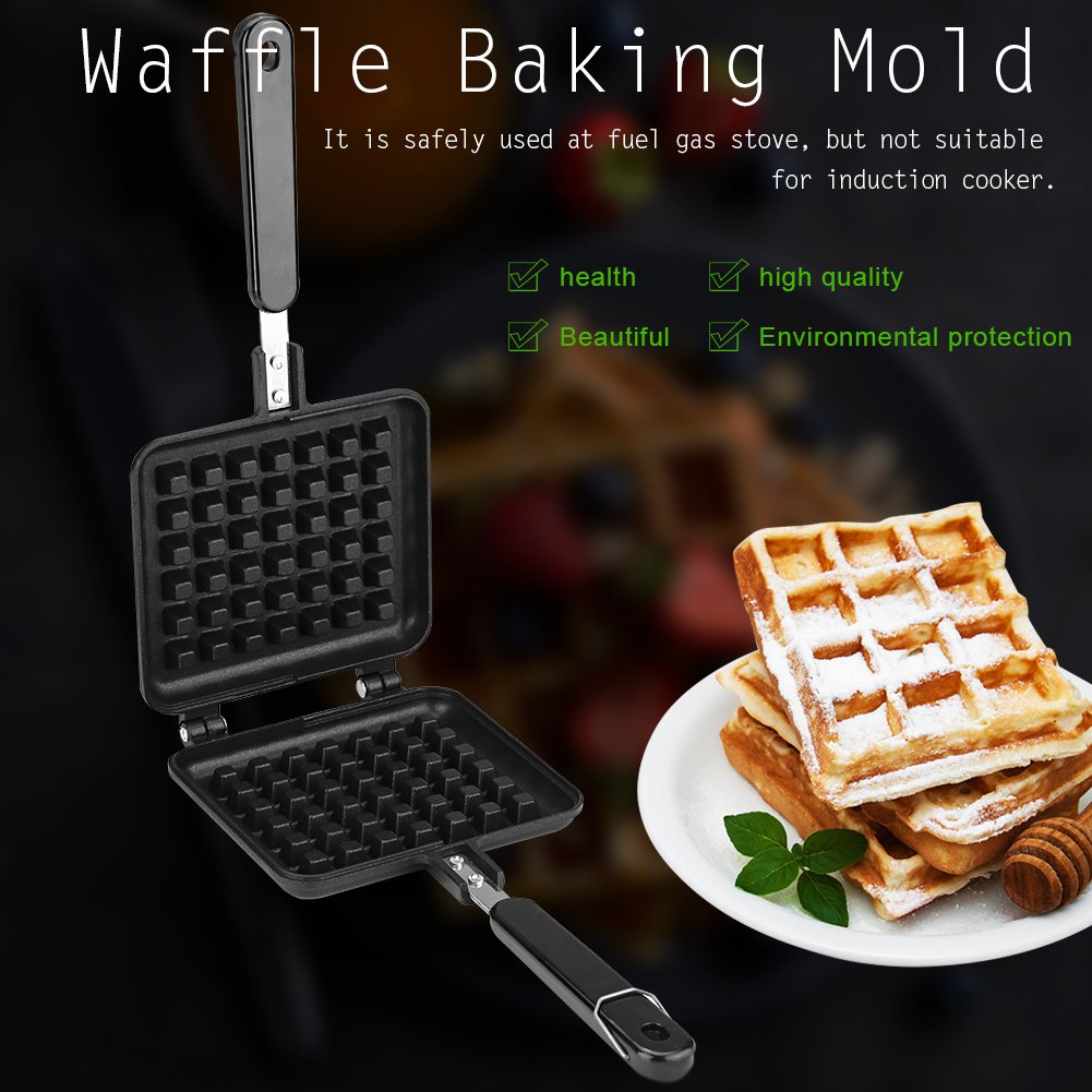 Non-Stick Waffle Maker for Kitchen - Electric Belgian Waffle Iron with Adjustable Temperature, Perfect for Breakfast, Brunch & Family Gatherings