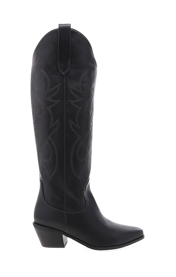 Billini Urson Women's Black Cowboy Boots - Stylish Western Ankle Boots for Country, Rodeo & Fashion Outfits