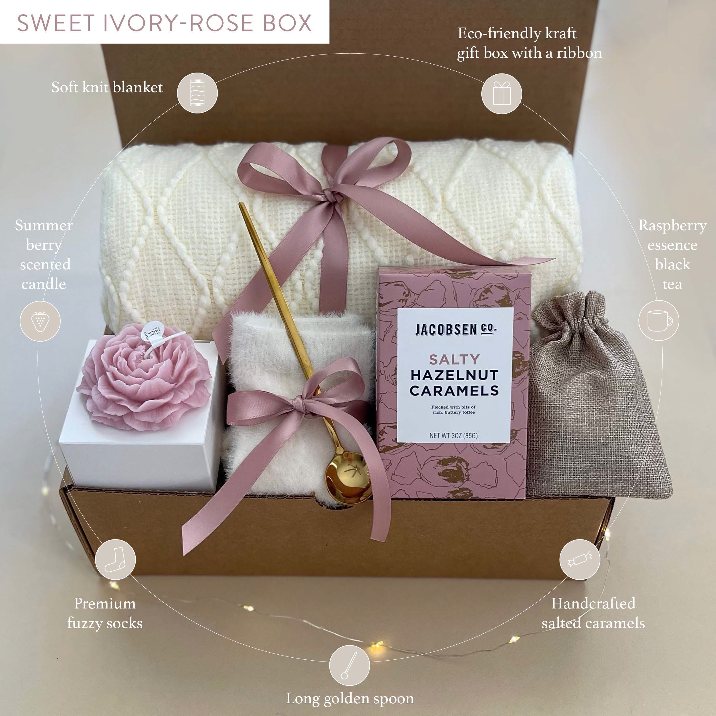 Get Well Soon Gift Set with Cozy Blanket & Soft Socks | Thoughtful Care Package for Women | Handmade Comfort Gift Basket | Chemotherapy Recovery Care Package - Perfect for Hospital Stay, Post-Surgery Comfort & Home Recovery