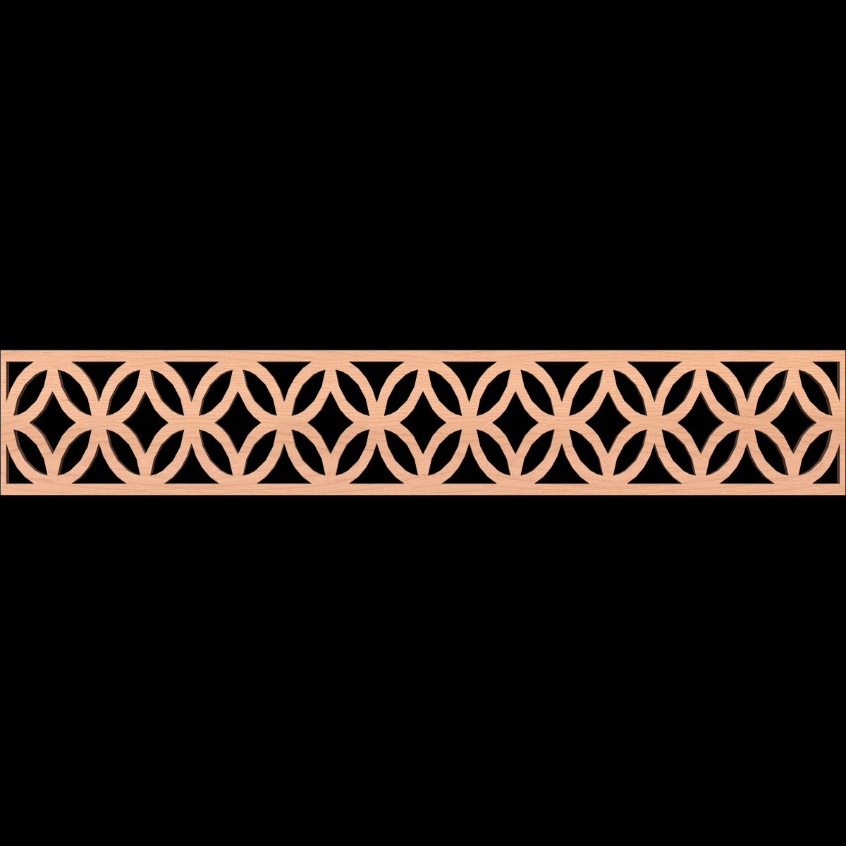 Crosby Fretwork Moulding - Decorative Wood Trim for Home & Furniture DIY Projects - Perfect for Cabinets, Doors, and Wall Accents
