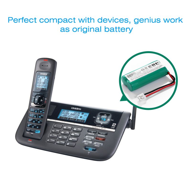 EBL 2.4V 900mAh Rechargeable BT 1011 Cordless Phone Batteries - Long Lasting Power for Panasonic, AT&T, VTech & More - Perfect for Home & Office Use