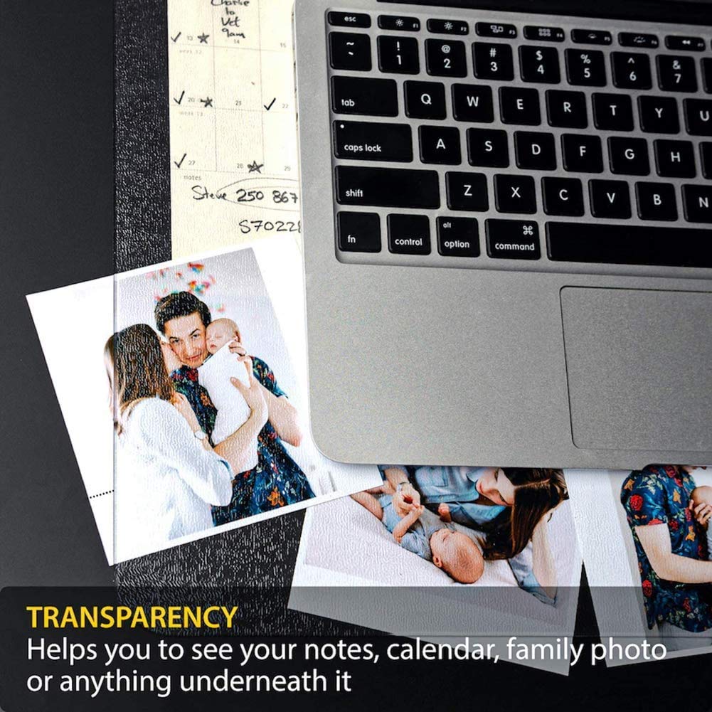 Premium PVC Desk Mat 120x60cm - Waterproof Office Writing Pad for Laptop & Keyboard - Clear Table Protector for Home & Workspace - Ideal for Gaming, Studying & Office Work