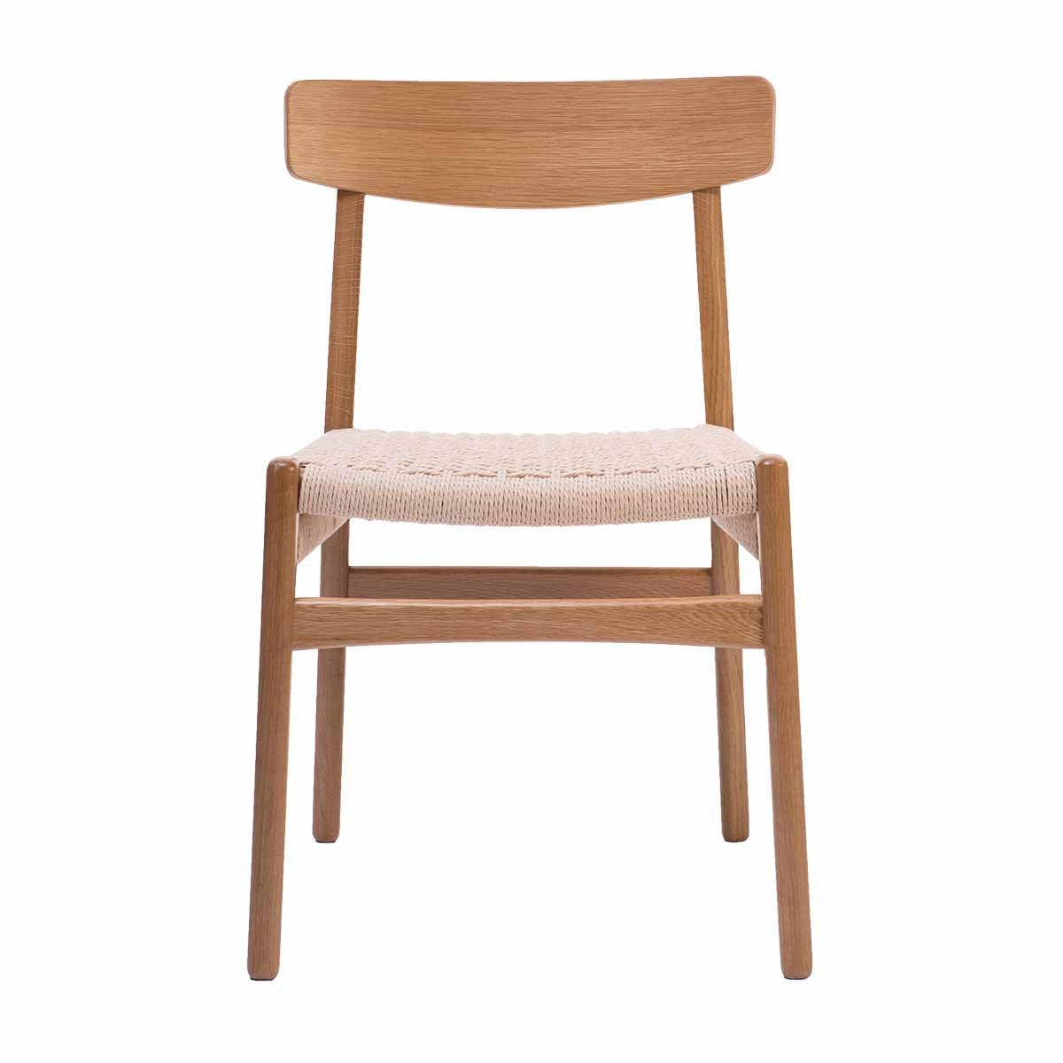 Fitzroy Rattan Dining Chair - Natural Wicker Patio Chair for Outdoor Dining, Garden, and Backyard - Comfortable and Stylish Rattan Furniture for Restaurants, Cafes, and Home Decor