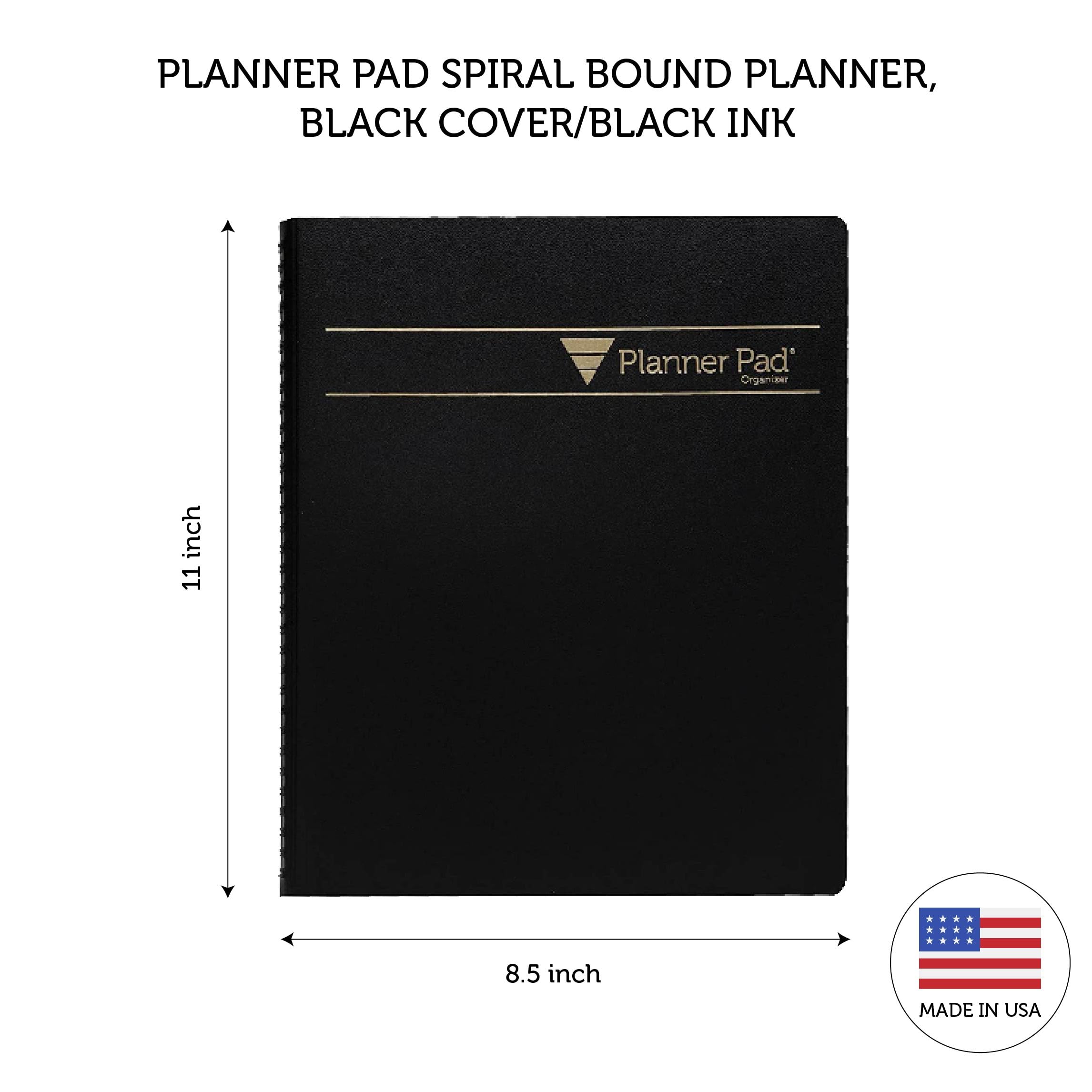 2025 Spiral Bound Planner - January to December Calendar, 8.5