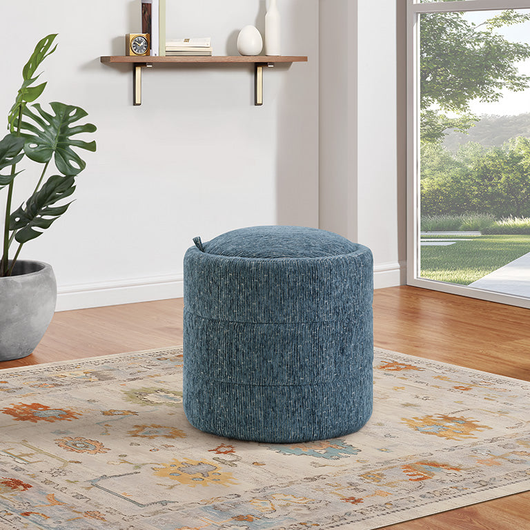 Ave Six Bartley Storage Ottoman with Lift Top - Extra Large Footrest, Coffee Table & Hidden Storage for Living Room, Bedroom & Dorm - BTY Collection