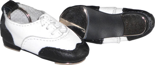 Mini Spectator Tap Shoes for Kids & Adults - Professional Jazz Dance Shoes with Metal Taps - Perfect for Performances, Practice & Dance Classes