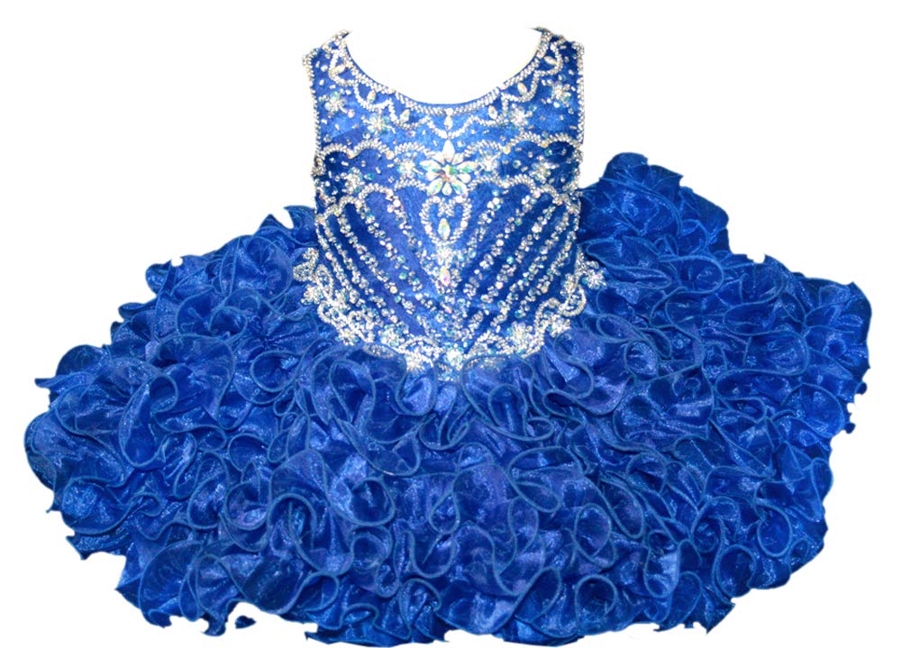 HuaMei Girls Ruffled Cupcake Dress for Pageants & Parties
