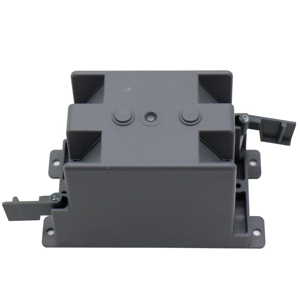 Old Work 1 Gang 14cu Inch Plastic Electrical Box - ETL Listed & Fire Rated for Home Renovation & Wiring Projects (3 Pack)