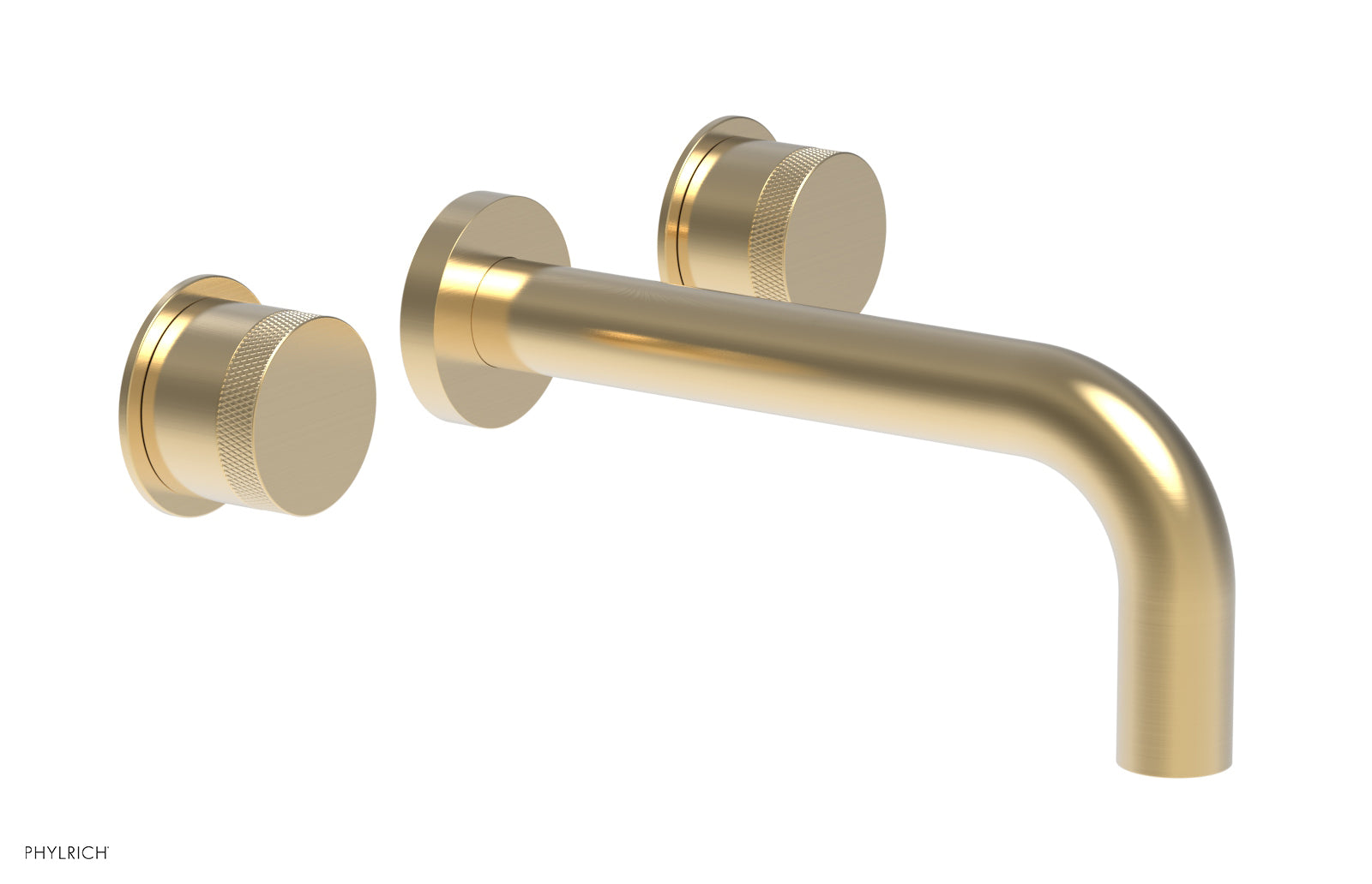 BASIC II Wall Mount Lavatory Set 230 11 - Modern Bathroom Sink Faucet for Small Spaces, Perfect for Apartments & Powder Rooms