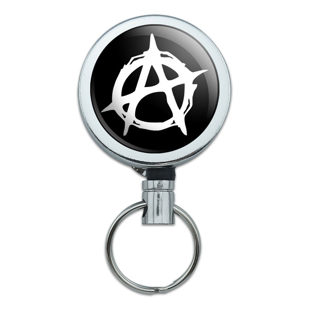 Metal Retractable ID Badge Holder with Belt Clip - for Work & Security