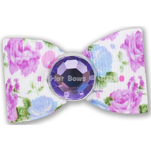 English Rose Hair Bow - Elegant Floral Hair Accessory for Women & Girls | Perfect for Weddings, Parties & Special Occasions