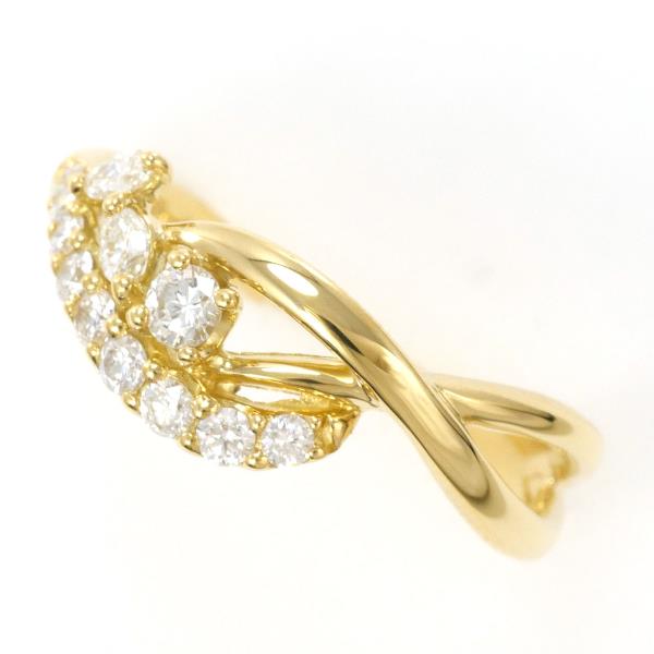 18K Yellow Gold Diamond Ring for Women - Elegant Solitaire Engagement & Wedding Band - Perfect for Proposals, Anniversaries, and Special Occasions