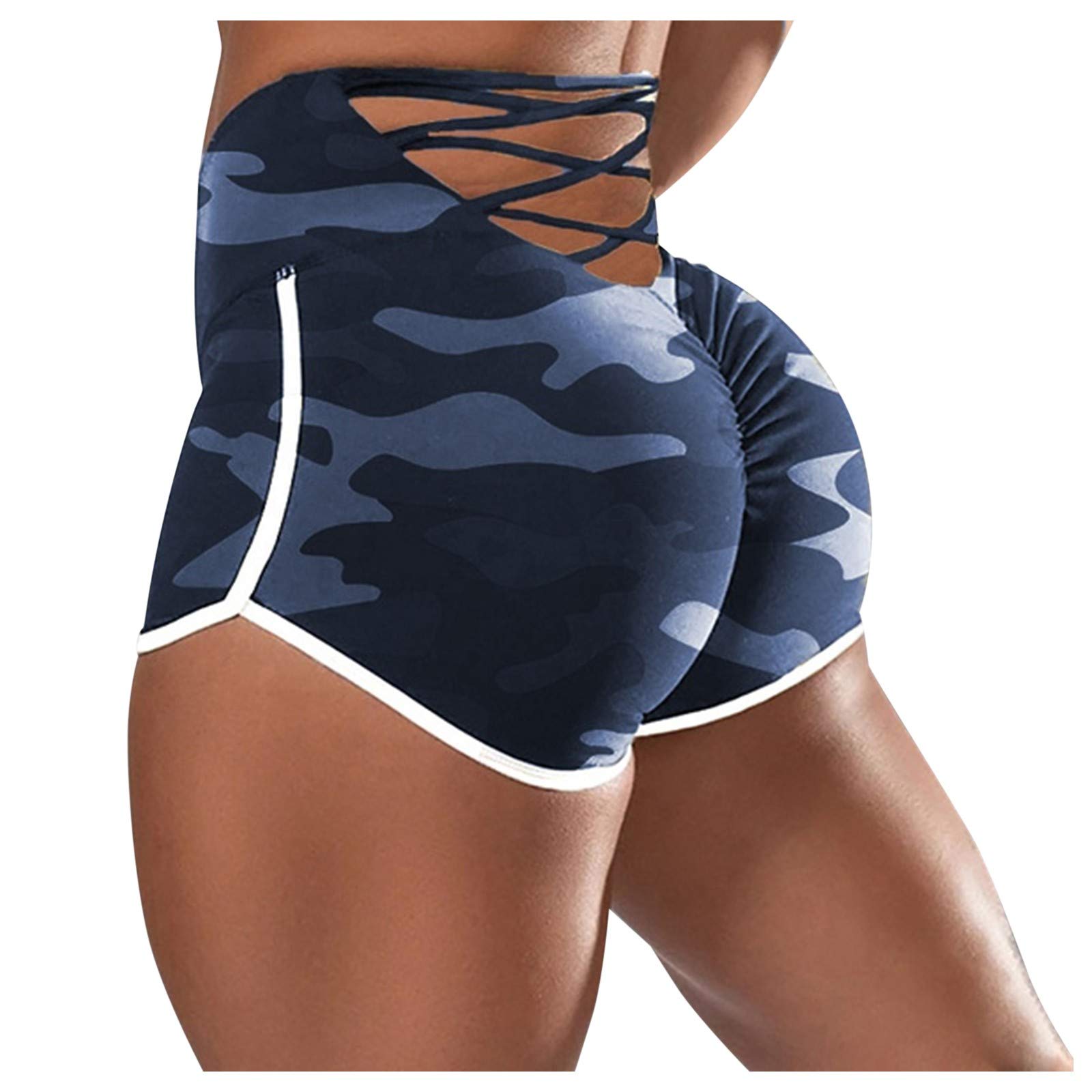 High Waist Tummy Control Leggings for Women - 2 Pack Workout Yoga Bike Compression Pants with Slip Shorts | Perfect for Gym, Running & Everyday Wear
