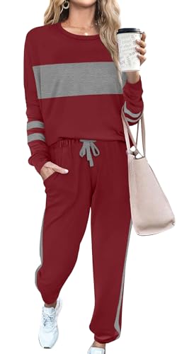 Color Block Burgundy