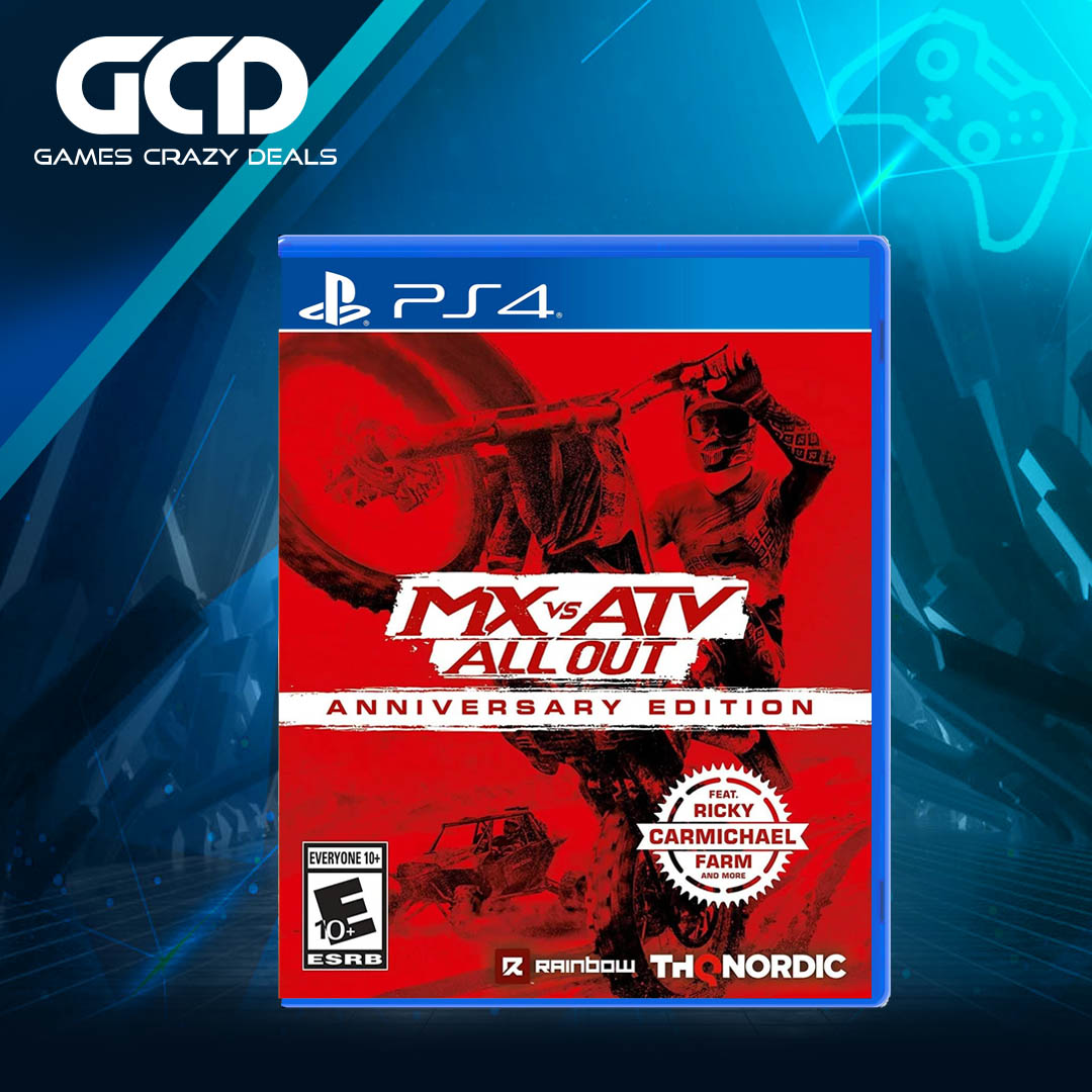 PS4 MX vs ATV All Out: Anniversary Edition - Off-Road Racing Game for PlayStation 4 | Perfect for Adventure Lovers & Racing Enthusiasts