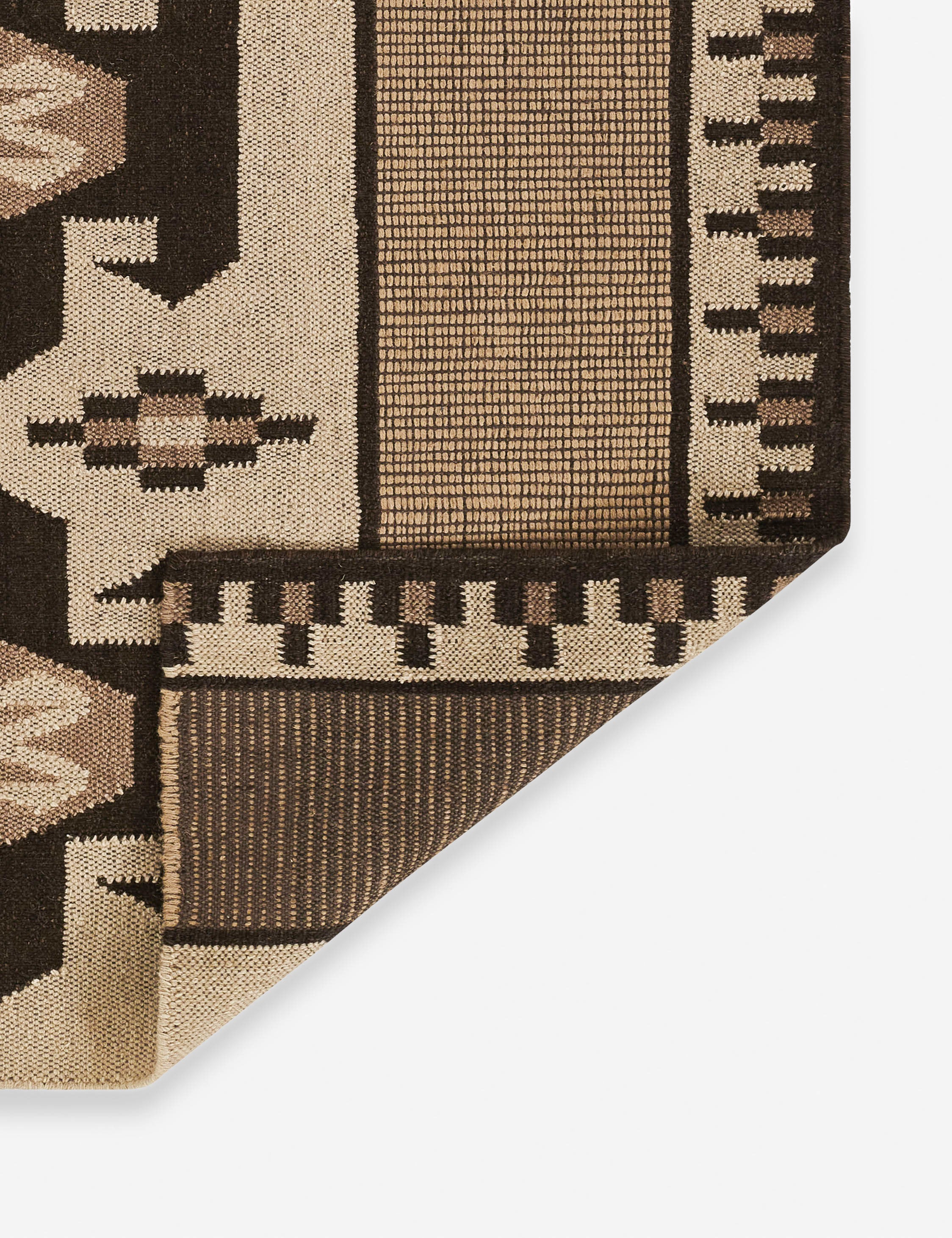 Premium Crouse Flatweave Wool Rug - Handmade Natural Fiber Area Rug for Living Room, Bedroom & Dining Room - Soft & Durable Home Decor for Cozy Spaces