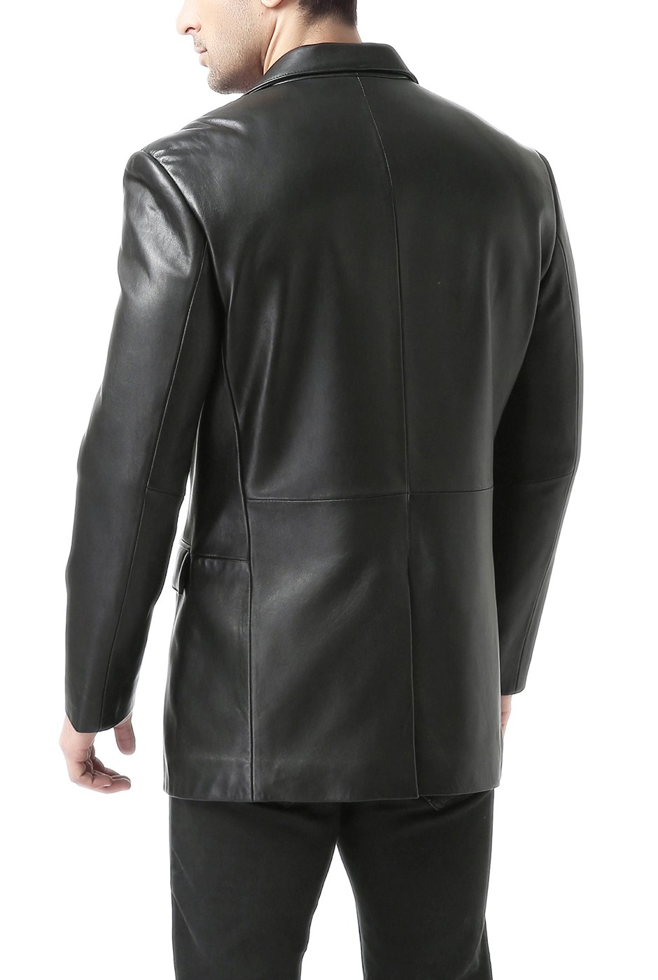 BGSD Men's Richard Classic Leather Blazer - Lambskin Sport Coat Jacket for Business & Casual Wear (Regular, Big & Tall, Short Sizes) | Perfect for Office, Weddings & Formal Events