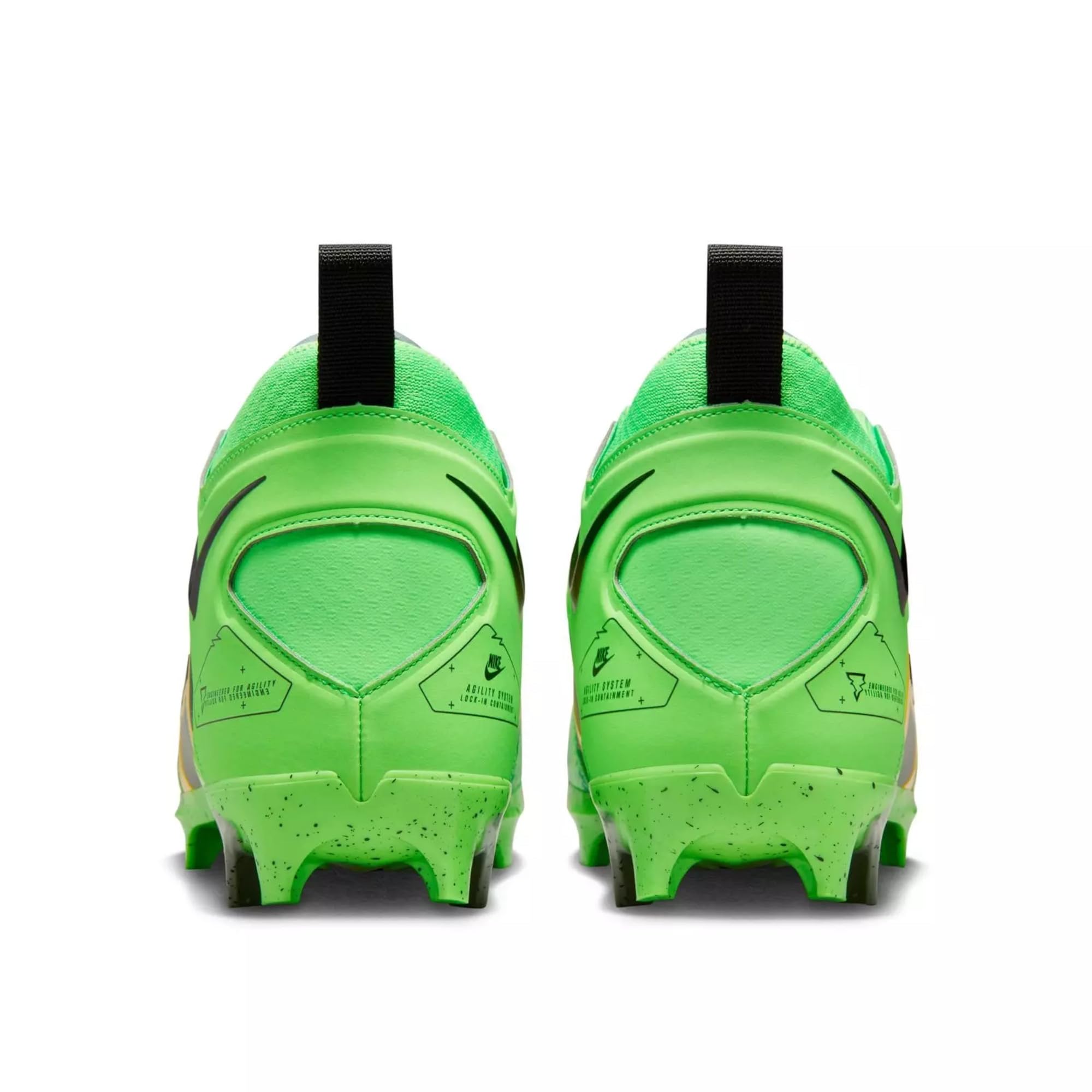 Nike Alpha Menace Pro 3 Football Cleats for Men - Green Strike/Mica Green/Opti Yellow/Black - Size 12 US - Lightweight & Durable for Field Performance, Training & Games