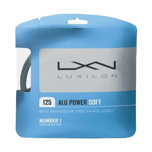 Luxilon Alu Power Soft 125 Tennis String Set - Premium Performance for Competitive Play & Tournament Matches