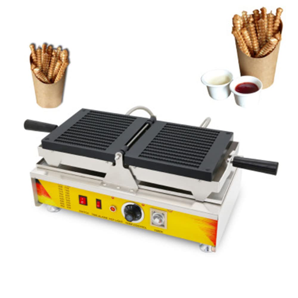 220V Waffle Fries Maker - Dessert Machine for French Fries & Waffle Sticks | Commercial Baking Equipment for Restaurants, Cafes & Home Kitchens