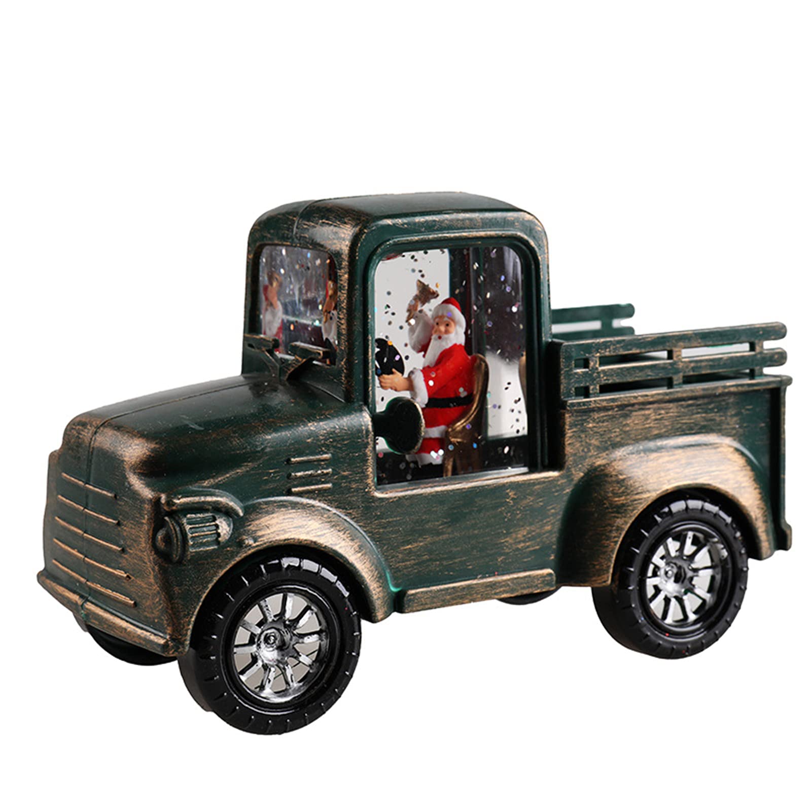 VALINK Retro Car LED Night Light with Santa Claus Design - Battery Powered Christmas Decor, Holiday Gift for Kids & Adults - Perfect for Bedroom, Nursery, Party Decorations