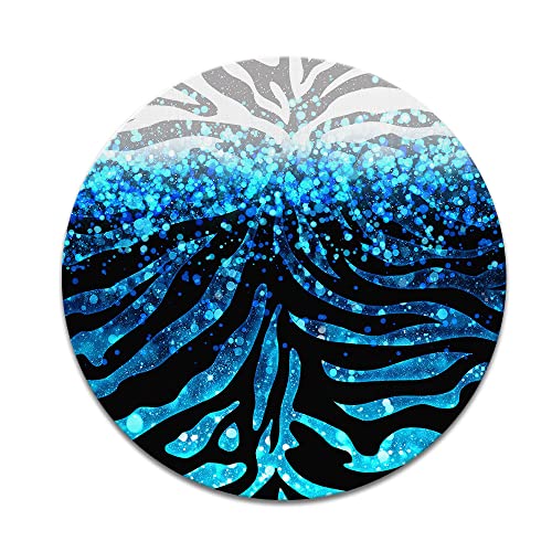 Blue Glitter With Black Blue Glitter Zebra