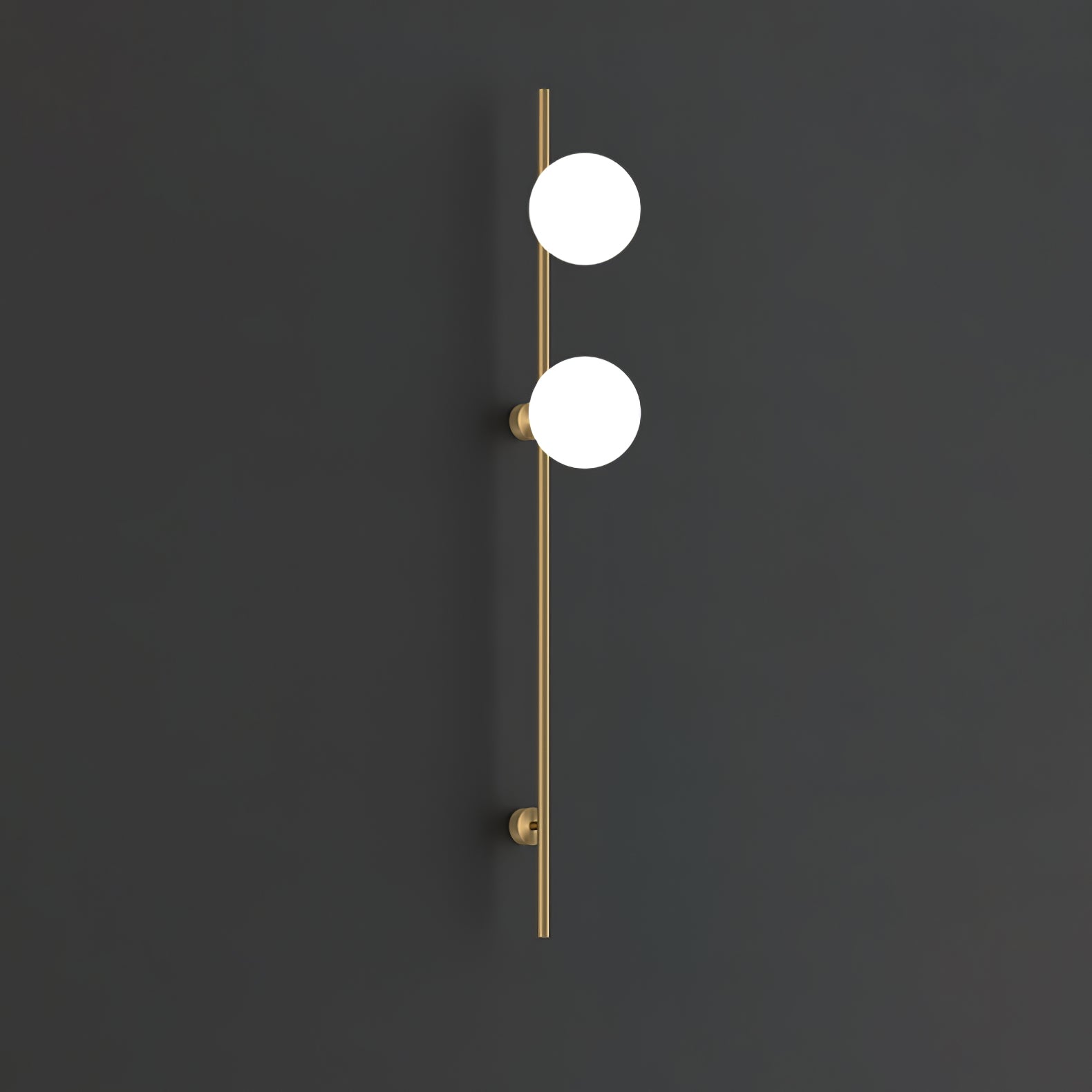 Modern Wall Sconce Lighting - Dimmable LED Wall Light Fixture for Bedroom, Living Room & Hallway - Elegant Home Decor Indoor Lighting (Brushed Nickel)