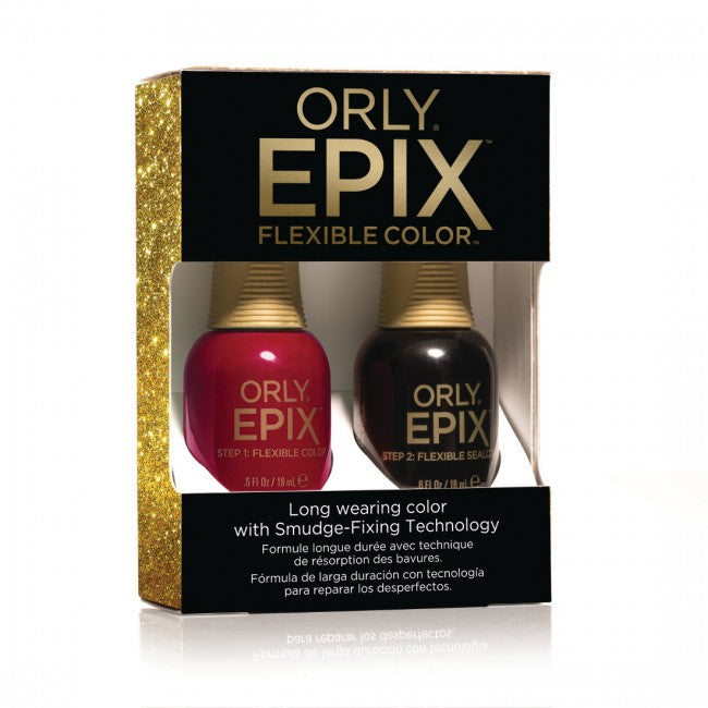 ORLY EPIX The Industry Duo Kit - Professional Nail Polish & Top Coat Set for Salon-Quality Manicures at Home | Perfect for DIY Nails, Gifts & Special Occasions