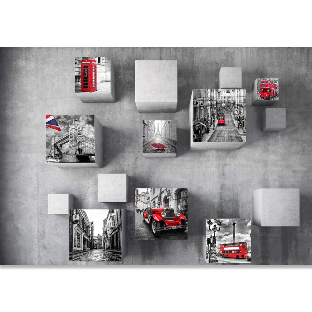 Abstract Banksy Street Art Removable Wallpaper - Peel and Stick Wall Mural for Bedroom (100x144 inches) | Easy DIY Home Decor & Accent Wall Design