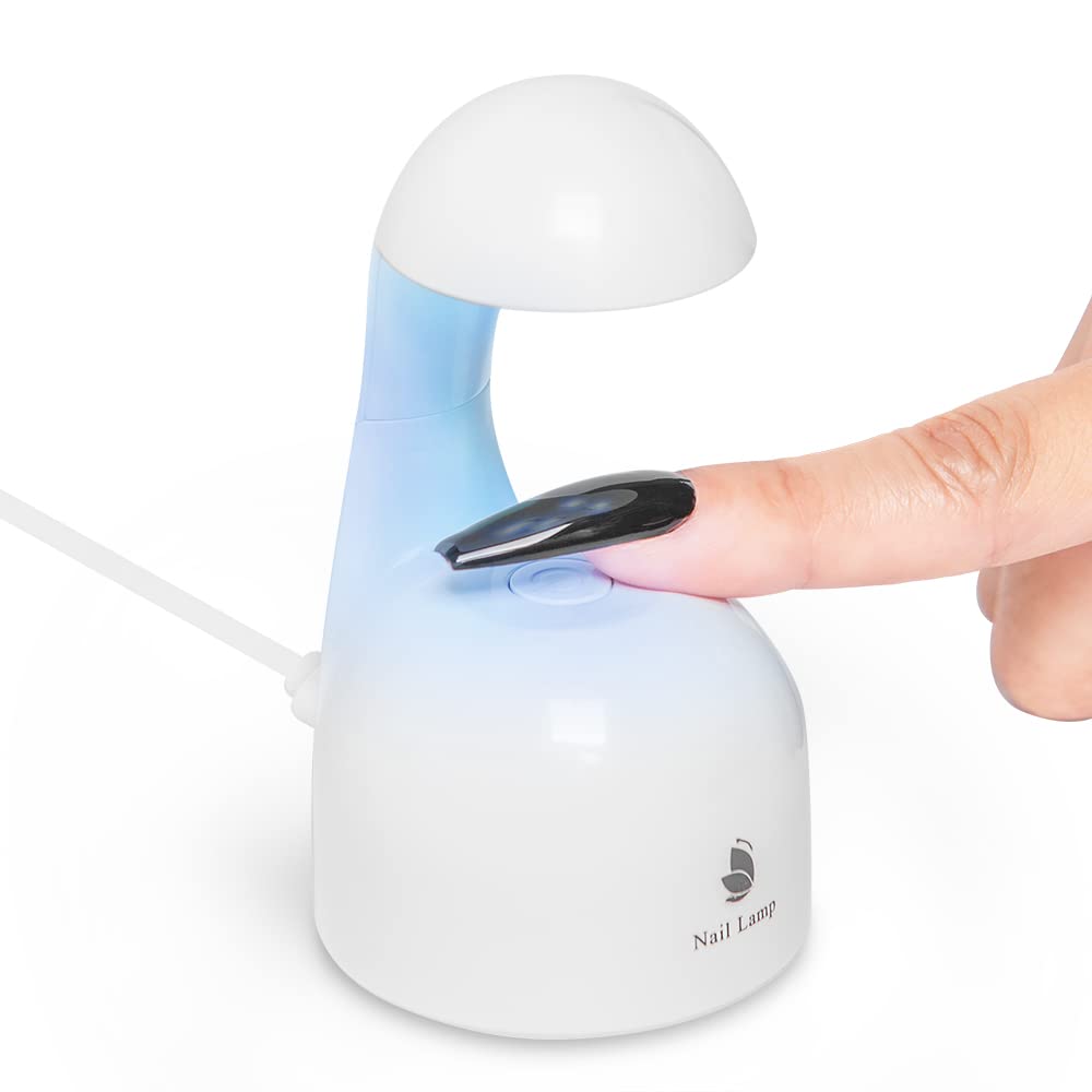 Mini UV LED Nail Lamp for Gel Polish - Fast Curing & Portable for Home & Salon Use