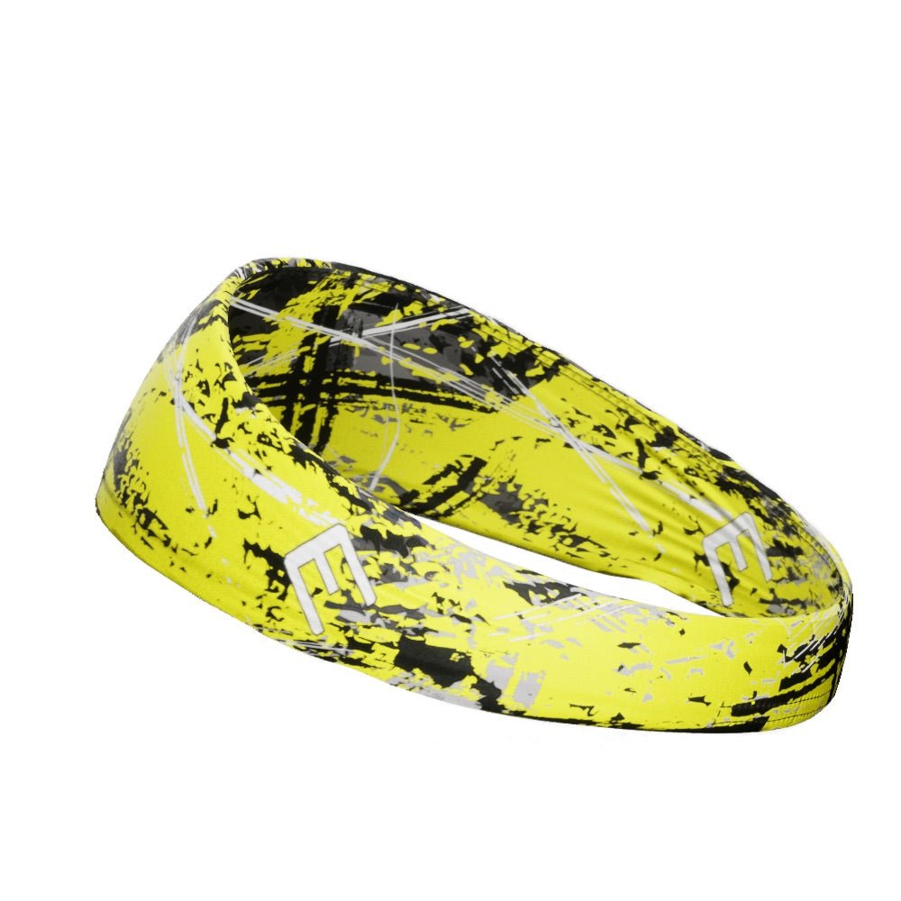 Wicked Yellow Headband for Women & Men - Fashionable Sports & Workout Headband - Sweat-Wicking & Comfortable for Running, Yoga, Gym & Outdoor Activities