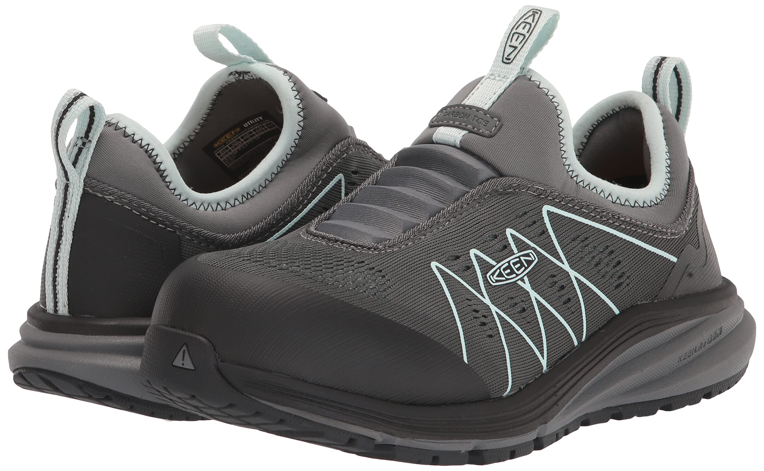 KEEN Utility Women's Vista Energy Slip-On Work Shoe - Composite Safety Toe, Low Height for Comfort | Perfect for Industrial Jobs, Construction Sites & Warehouse Work