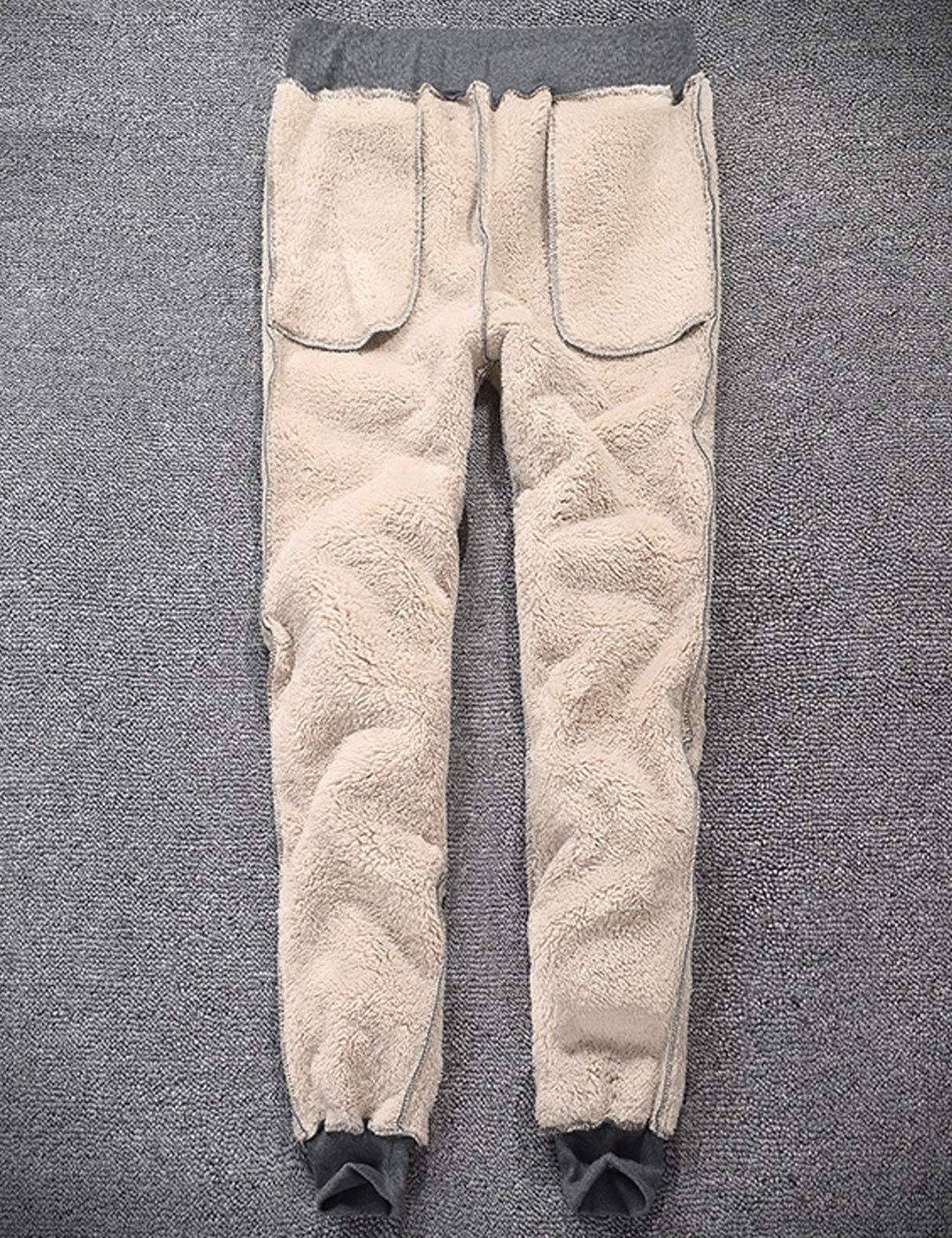 Flygo Women's Warm Fleece Pants - Sherpa Lined Winter Joggers for Running, Yoga & Lounge | Cozy Cold Weather Activewear for Outdoor Workouts & Home Relaxation