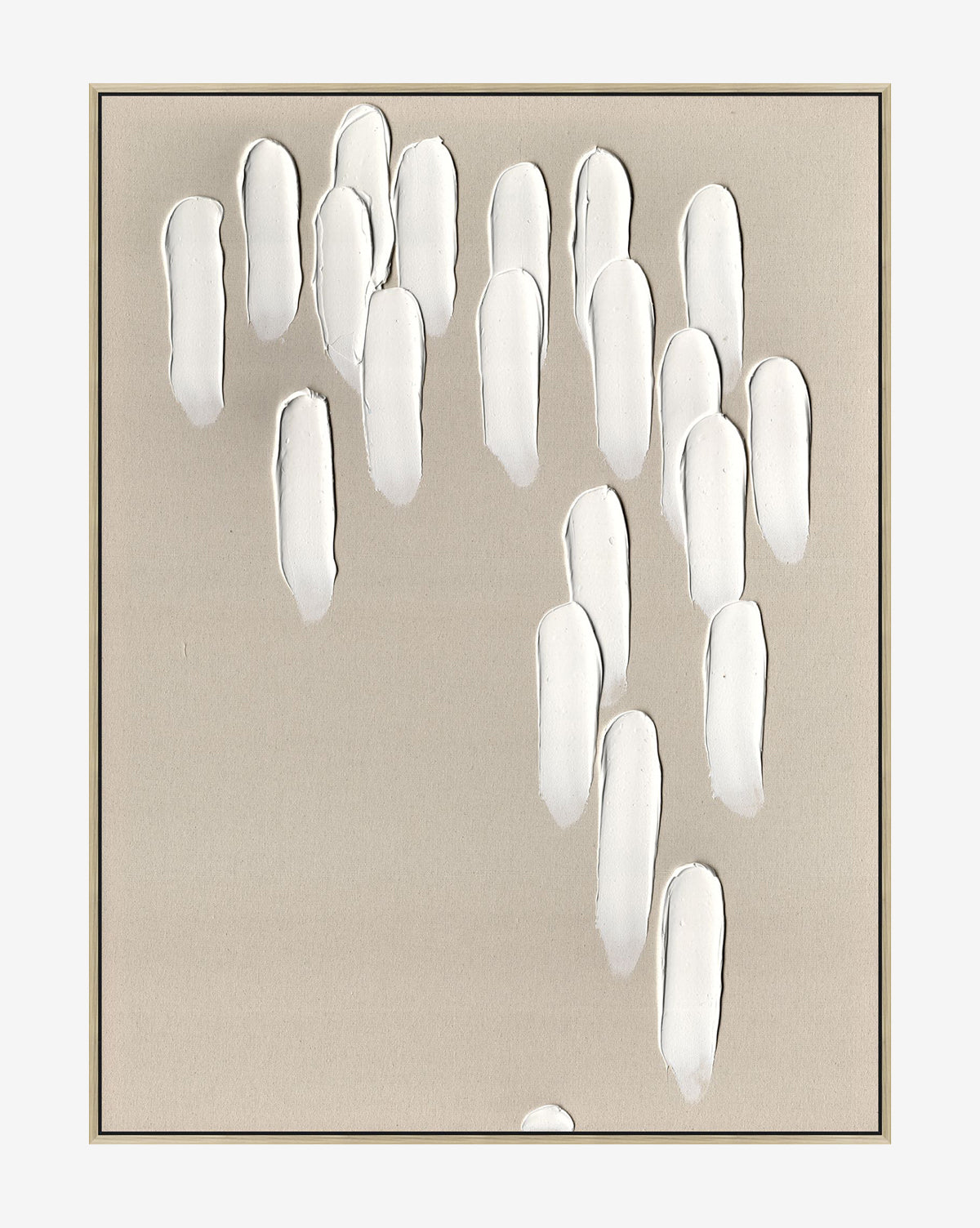 Neutral Cascade I - Elegant & Minimalist Home Decor for Modern Living Rooms & Bedrooms | Perfect for Wall Art, Shelf Displays & Cozy Spaces