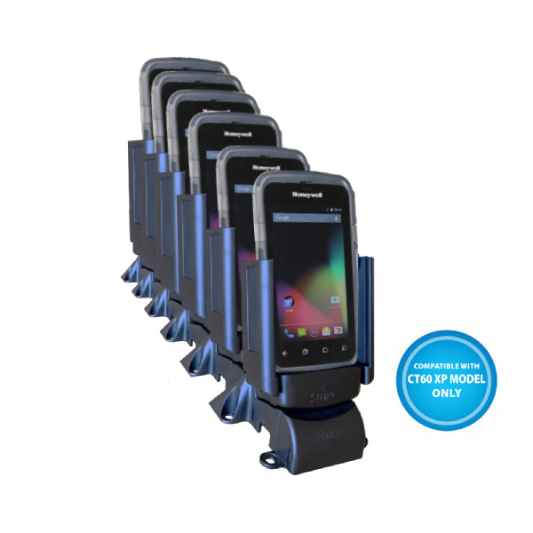Honeywell CT60 XP 6 Bay Desktop Charger - Fast Multi-Device Charging Station for Phones, Tablets & More | Perfect for Office, Home & Travel Use