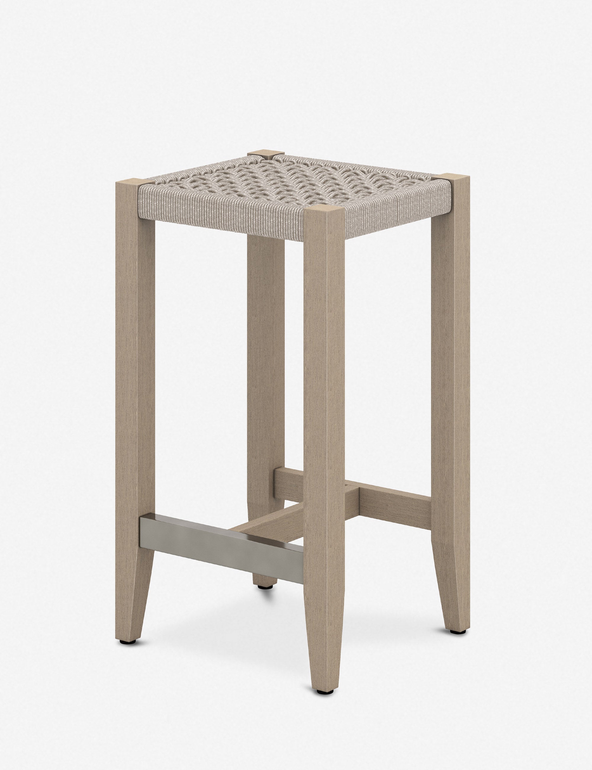 Cadenza Indoor Outdoor Bar Stool - Adjustable Height Modern Counter Stool for Kitchen Island, Patio, Dining & Home Decor - Waterproof & Weather Resistant