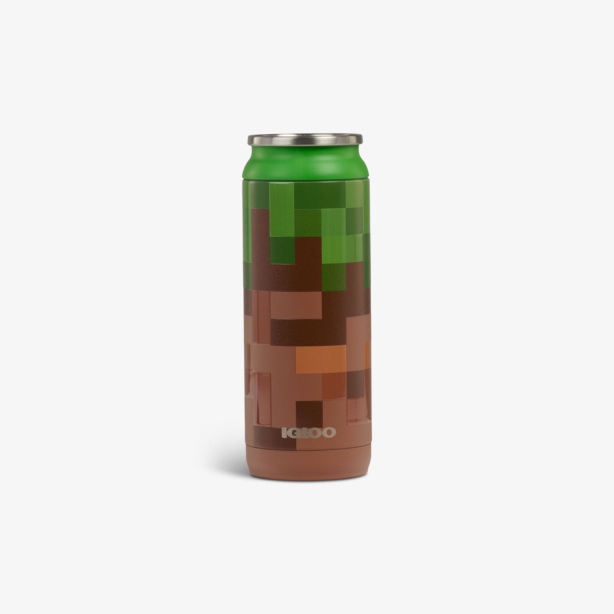 Minecraft Grass Block 16 Oz Can - Official Minecraft Merchandise Collectible Drinkware - Perfect for Gaming Parties & Minecraft Fan Gifts