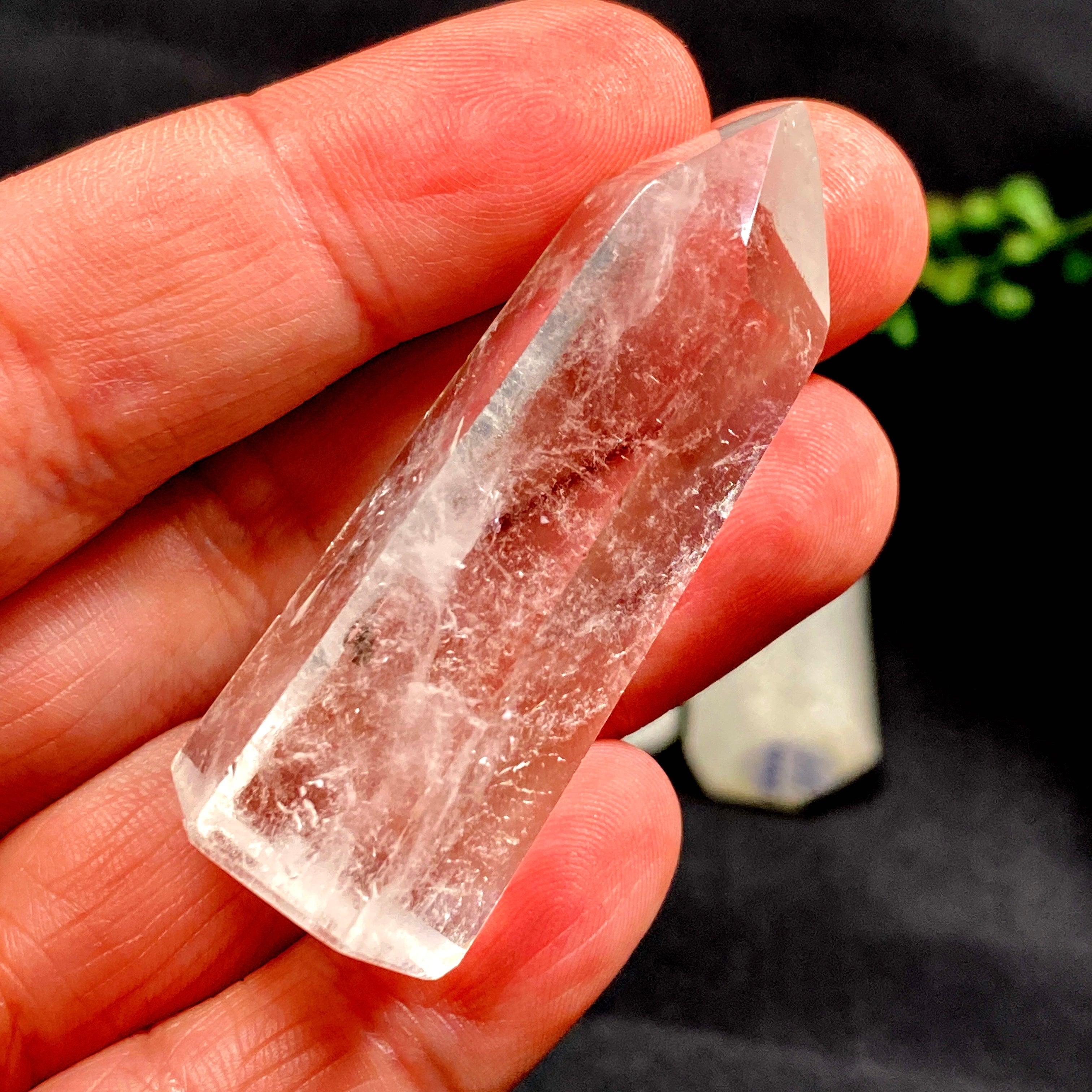 Clear Quartz Generator 30-40g CQG SM - Natural Healing Crystal for Meditation, Energy Work & Home Decor
