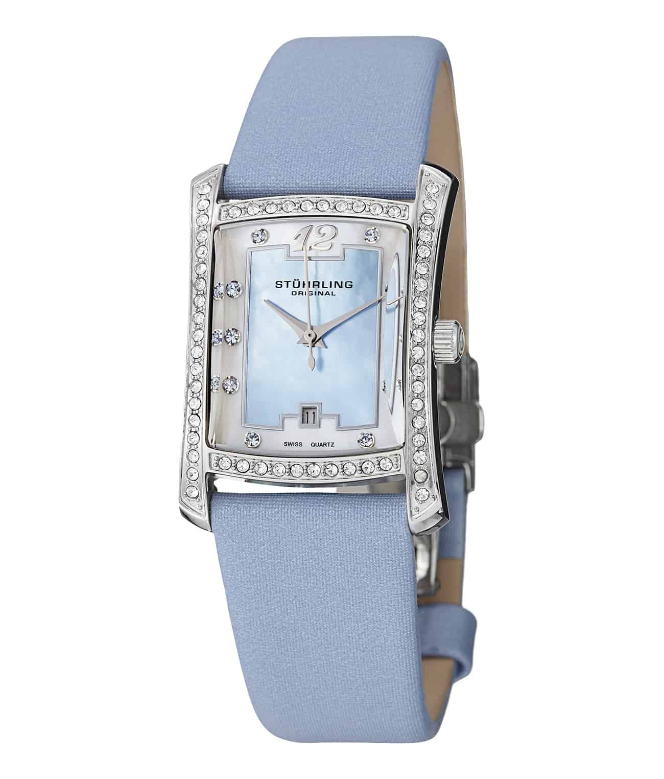 Pink Dial / Silver Case / Off White Leather Strap Deployant Buckle