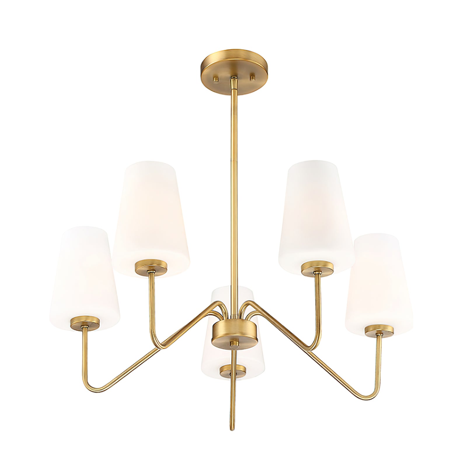 Eldon Chandelier - Elegant Crystal Ceiling Light Fixture for Dining Room, Living Room & Bedroom | Modern Home Decor Lighting