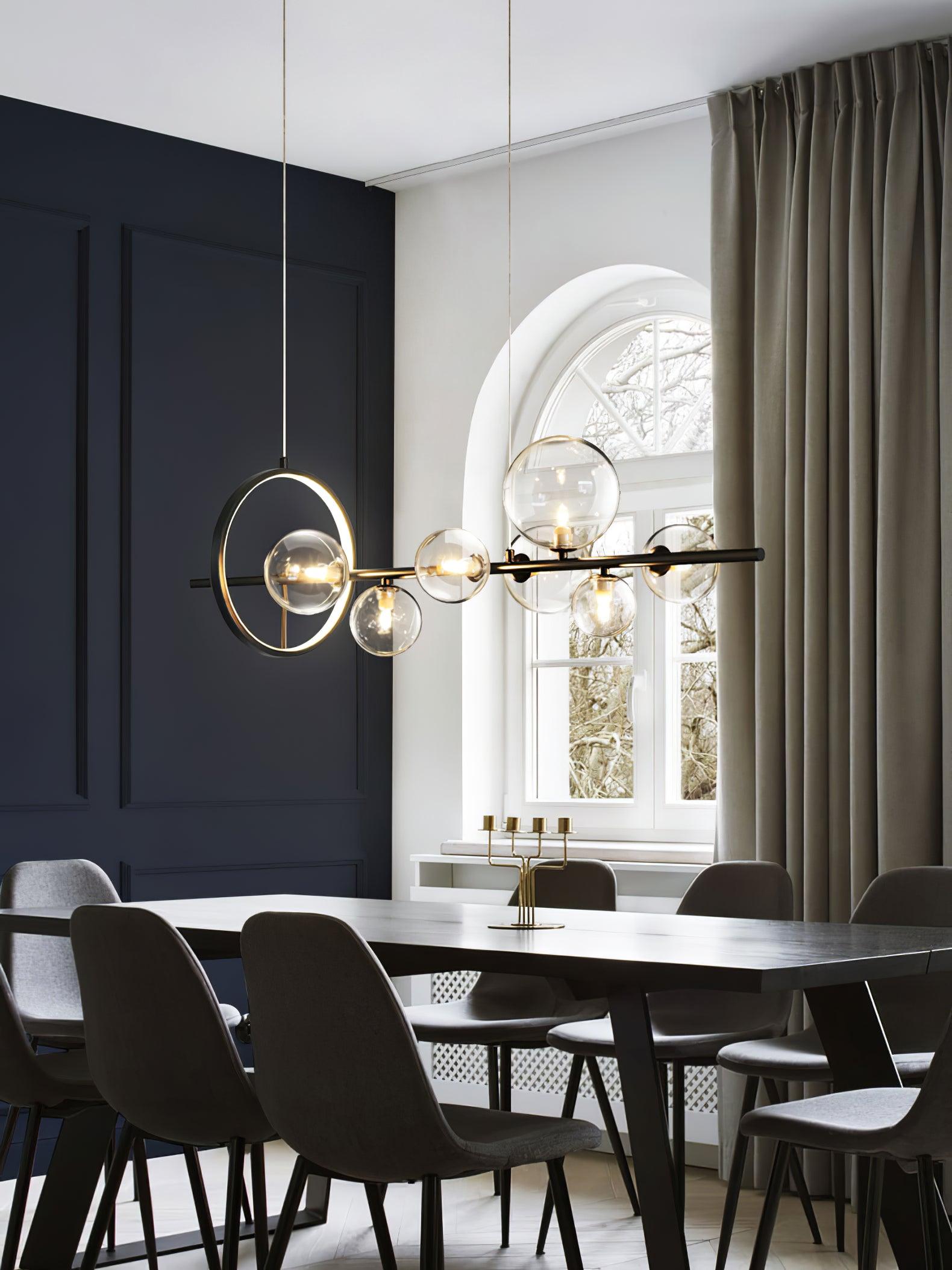 Elegant Mita Crystal Chandelier - Modern Ceiling Light Fixture for Dining Room, Living Room & Bedroom | Dimmable LED Lighting for Home Decor & Wedding Events